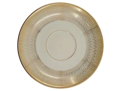 Schlottenhof Bavaria Untertasse Unterteller Porzellan Gold Klassisch 14cm