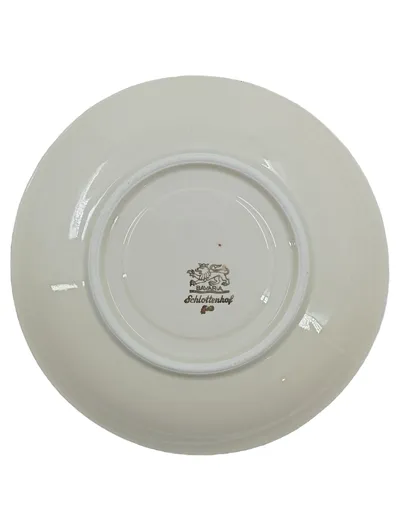 Schlottenhof Bavaria Untertasse Unterteller Porzellan Gold Klassisch 14cm