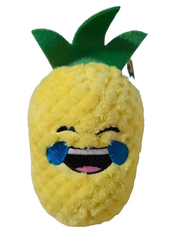 Flo's Toys Kuscheltier Ananas Emoji Gelb 17 cm 1