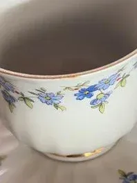 Seltmann Weiden Sammelgedeck 3-teilig Tasse Untertasse Kuchenteller Blumen