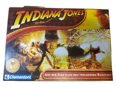 Clementoni Indiana Jones Auf der Jagd nach den Verlorenen Schätzen Brettspiel