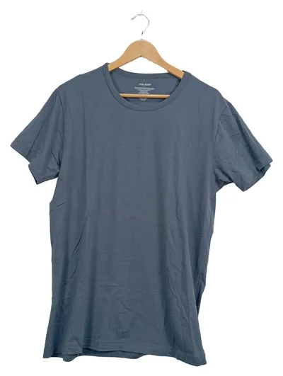 Lyle & Scott Herren T-Shirt Basic Blau Gr. 50 L Kurzarm Baumwolle