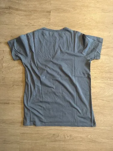 Lyle & Scott Herren T-Shirt Basic Blau Gr. 50 L Kurzarm Baumwolle