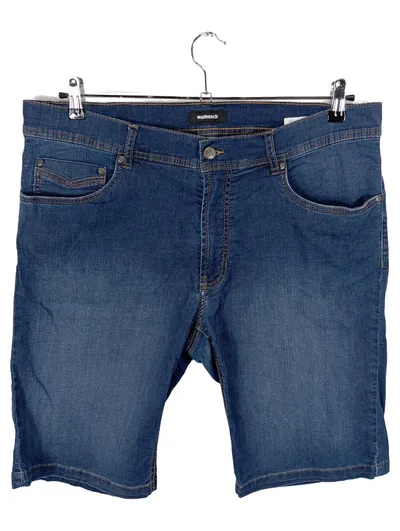 Walbusch Jeans Shorts Herren Gr. 54 W38 Blau Casual