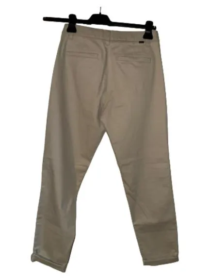 Dockers Herren Chino Stoffhose W27 Beige Hemp Baumwolle Slim Fit 3