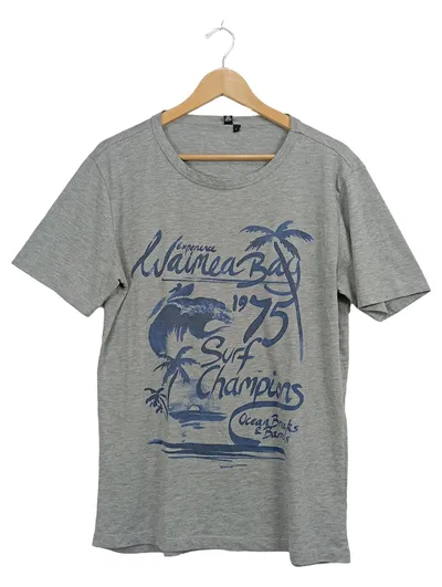 Firefly Herren T-Shirt Waimea Bay Surf Champions Grau Gr. 50, L