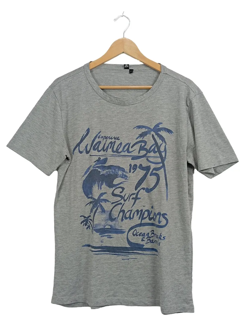 Firefly Herren T-Shirt Waimea Bay Surf Champions Grau Gr. 50, L 1