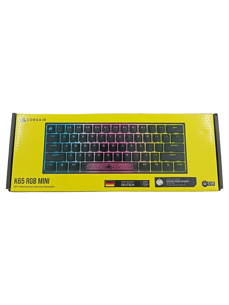 Corsair K65 RGB MINI Mechanische Gaming Tastatur Schwarz 1