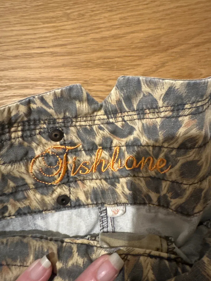 Fishbone Damen Minirock Camouflage Grün Gr. 34/XS Baumwolle Streetwear 3