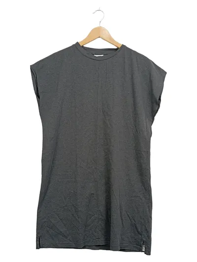 Kauf Dich Glücklich Damen Top Shirt Grau Gr. 36, S Baumwolle