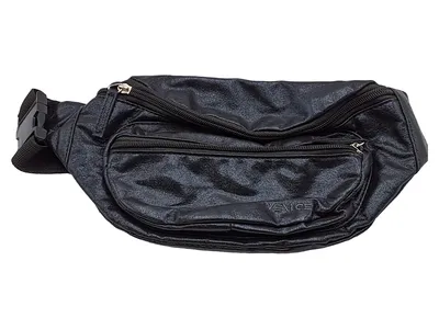 Venice Damen Gürteltasche Kunstleder Schwarz Freizeit Casual Mittel
