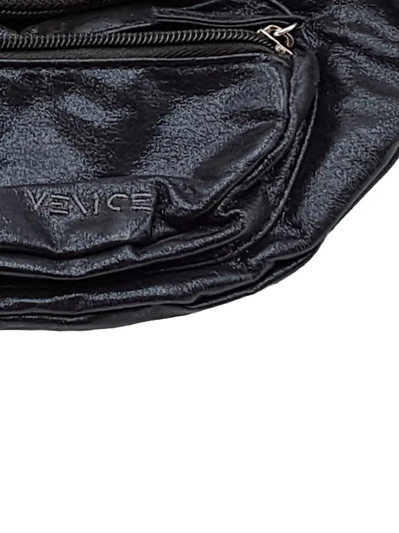 Venice Damen Gürteltasche Kunstleder Schwarz Freizeit Casual Mittel 2