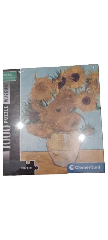 Clementoni 1000 Teile Puzzle Van Gogh Sonnenblumen Museum Collection 50x70cm