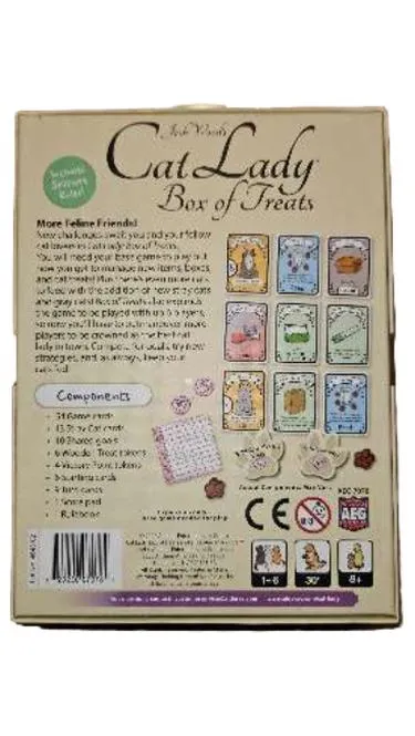 Cat Lady Box of Treats Erweiterung Kartenspiel AEG Josh Wood Expansion 2