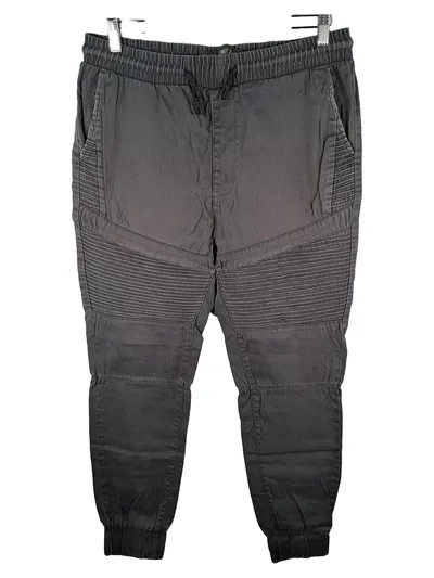 Denim Co. Herren Jogginghose Biker-Style Grau Größe M Streetwear
