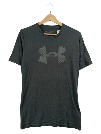 Under Armour Herren T-Shirt Sport Shirt Grau Gr. S Logo-Print