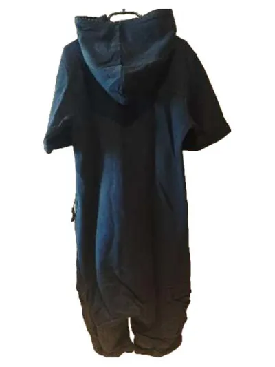 Onepiece Herren Arbeitsoverall Jumpsuit Kurz Schwarz Gr. 48 M Baumwolle