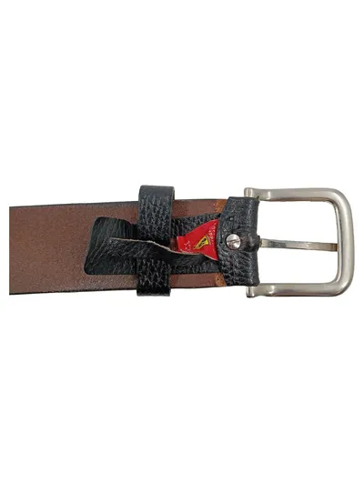PUMA Ledergürtel Herren Größe L Schwarz Casual Gürtel 101cm