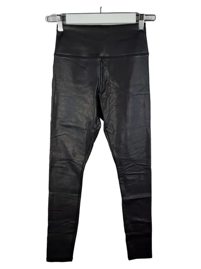 Hollister Ultra High-Rise Leggings Damen Kunstleder Schwarz W26;34;XS