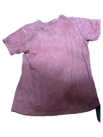 Modous Kinder T-Shirt Rosa Vintage Skelett-Print Gr. 128 Baumwolle