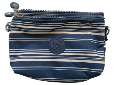 Kipling Kosmetiktasche Damen Blau Gestreift Polyester Casual