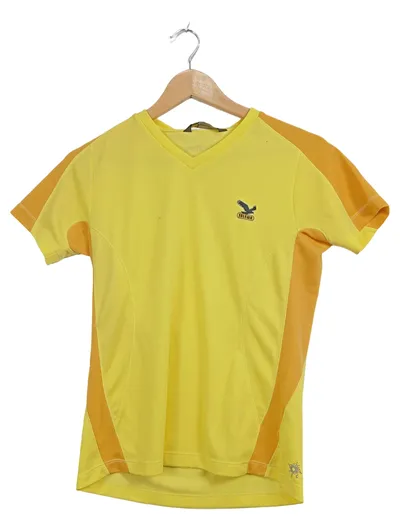 Salewa Damen Sport T-Shirt Gelb Gr. 40 L Kurzarm Outdoor