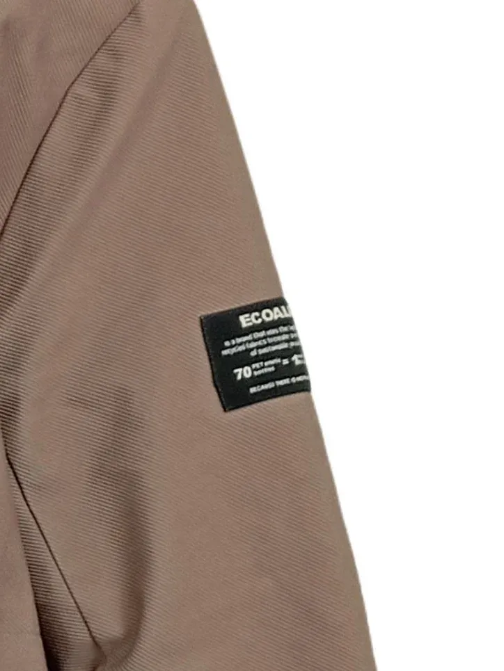 Ecoalf Damen Parka Jacke Gr. S Beige Outdoor Kapuze Nachhaltig 4