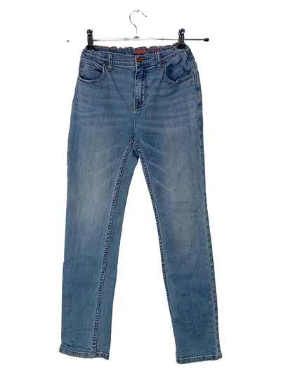 LANDS' END Jeans Hose Kinder Gr. 152/158 Blau Regular Fit Denim
