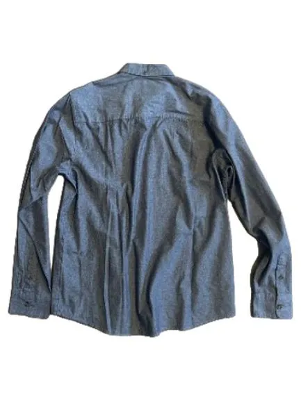 Eight2Nine Herren Freizeithemd Langarm Grau Gr. L Casual Baumwolle 4