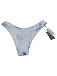 Creatures of XIX Bikinihose Damen Gr. S Blau Tie-Dye Batik Bikini Bottom 1
