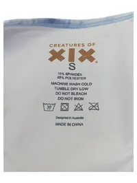 Creatures of XIX Bikinihose Damen Gr. S Blau Tie-Dye Batik Bikini Bottom 2