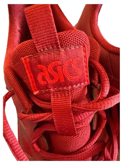 ASICS Sportschuhe Herren Laufschuhe Sneaker Rot Gr. 44