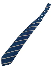 Barisal Krawatte Herren Blau Gestreift Business 150cm Polyester 1