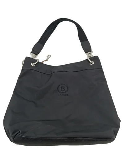 Bogner Henkeltasche Damen Schwarz Polyamid Casual Tasche