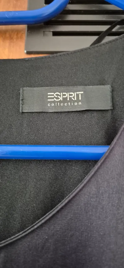 ESPRIT Collection Damen Cocktailkleid Schwarz Gr. 36 Elegant Festlich