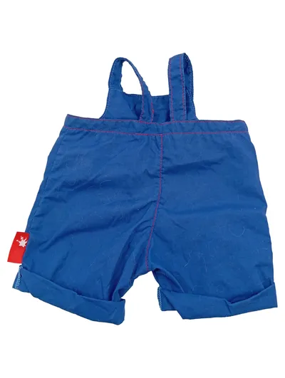 sigikid Latzhose kurz Baby Kinder Blau Baumwolle Gr. 86 Casual