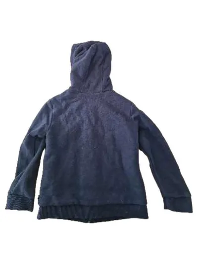 Okaïdi Kinder Sweatjacke Fleecejacke Blau Gr. 128 Bären-Applikation Kapuze