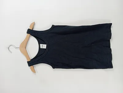 HERMKO Kinder Unterhemd Tank Top Basic Schwarz Gr. 140 Baumwolle