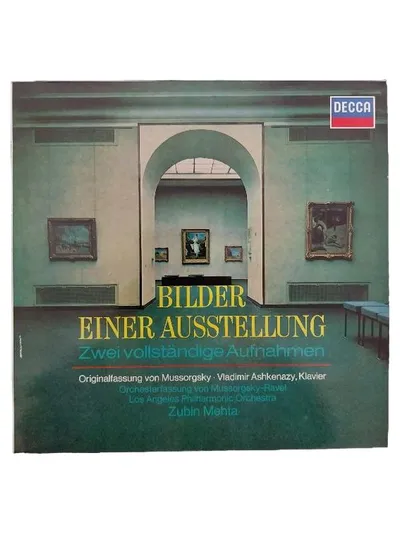Bilder einer Ausstellung Zubin Mehta Vladimir Ashkenazy Decca Vinyl LP Klassik