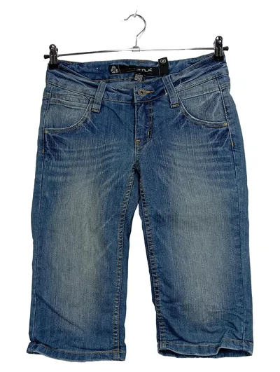 Karma Denim Damen Capri Jeans Hose Blau Gr. M/38 Casual