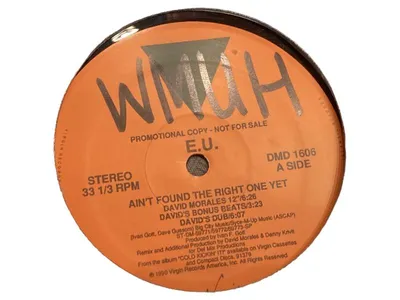 E.U. Ain't Found The Right One Yet 12" Vinyl Promo Funk Go-Go David Morales