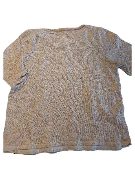 Airfield Damen T-Shirt Gr. L Beige Meliert Kurzarm Baumwolle 3