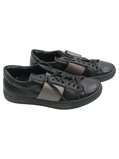 Alesya Damen Sneaker low Schwarz Gr. 39 Casual Metallic