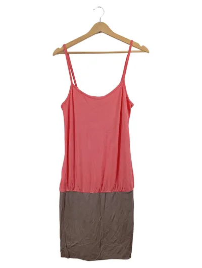 Beach Time Damen Sommerkleid Gr. 40 Koralle Grau Trägerkleid
