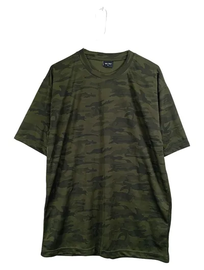 Mil-Tec Funktionsshirt Herren M Camouflage Oliv Sport T-Shirt Outdoor