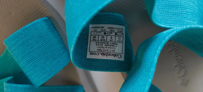 Columbia Damen Outdoorsandalen Riemchensandalen Türkis Gr. 42 4