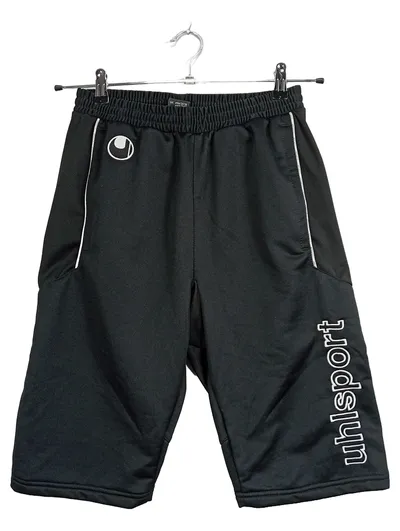 uhlsport Herren Sport Shorts Schwarz Gr. 46, S Logo-Print
