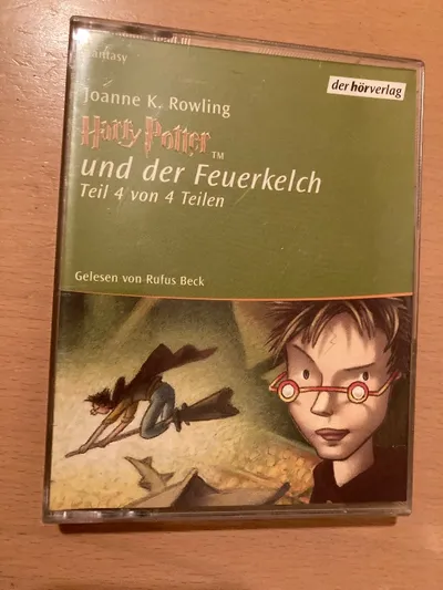 Harry Potter und der Feuerkelch Hörbuch Kassette J.K. Rowling Rufus Beck