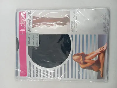 Hudson Silhouette Strumpfhose Damen Blau Gr. 40-42 Elegant Strass