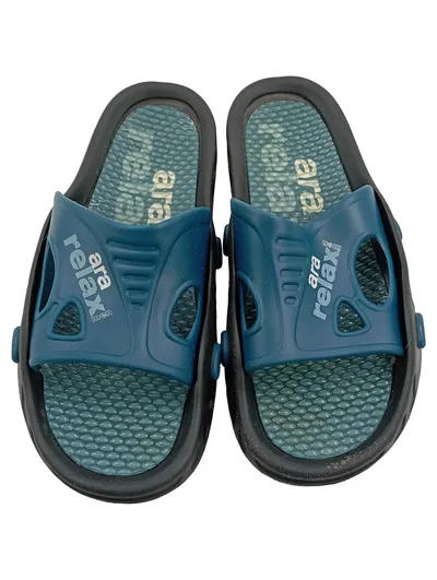 ara relax men Herren Badeschuhe Pantoletten Gr. 43 Blau Kunststoff